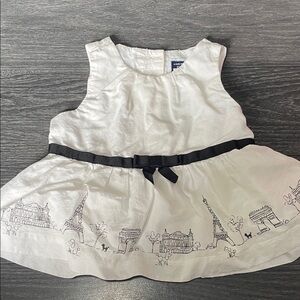 Janie and Jack White Paris Sleeveless Top